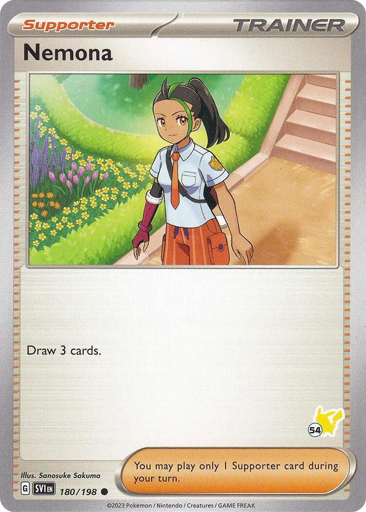 Image for Nemona - Pikachu 54 (180/198) (BA24) - Pokemon