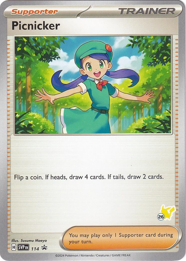 Image for Picnicker - Pikachu 26 (114) (BA24) - Pokemon