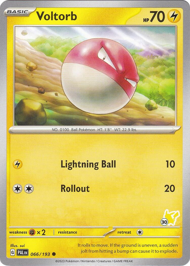 Image for Voltorb - Pikachu 30 (066/193) (BA24) - Pokemon