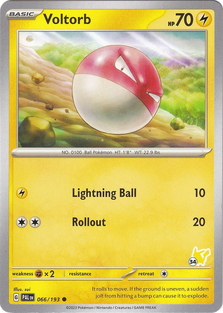 Image for Voltorb - Pikachu 34 (066/193) (BA24) - Pokemon