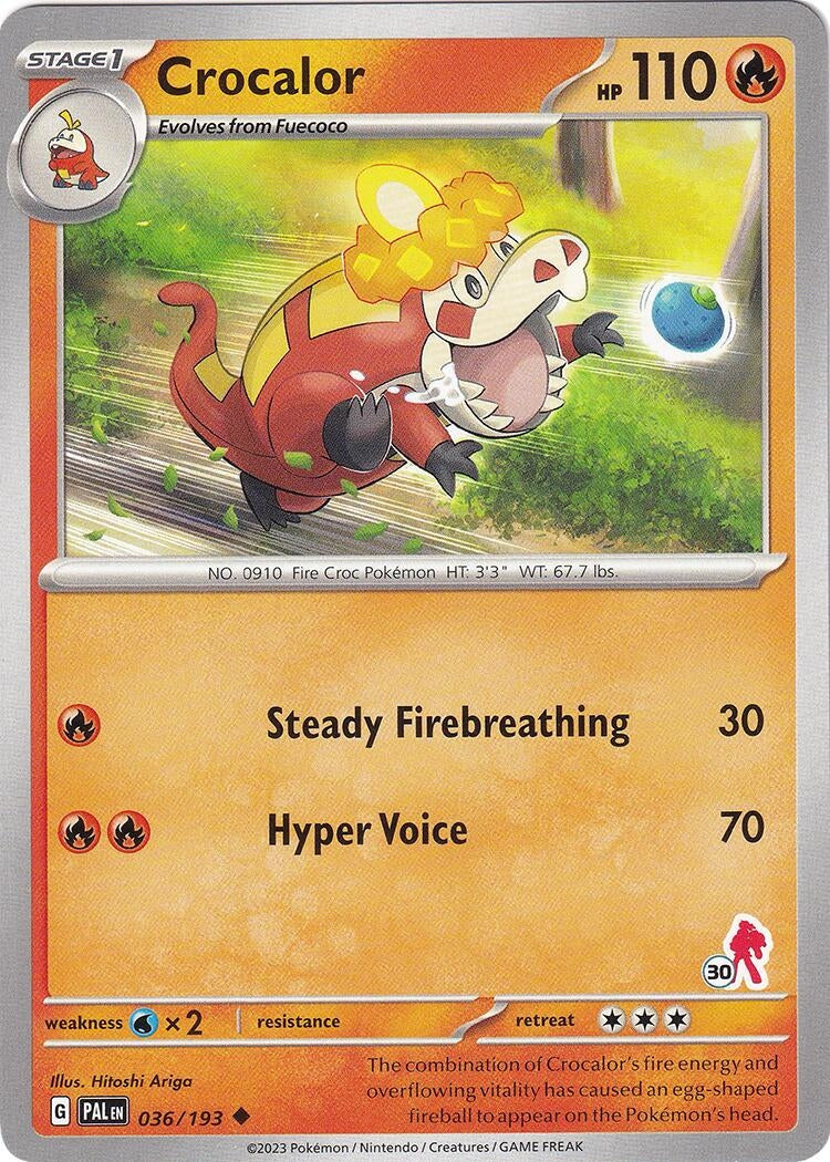 Image for Crocalor - Armarouge 30 (036/193) (BA24) - Pokemon
