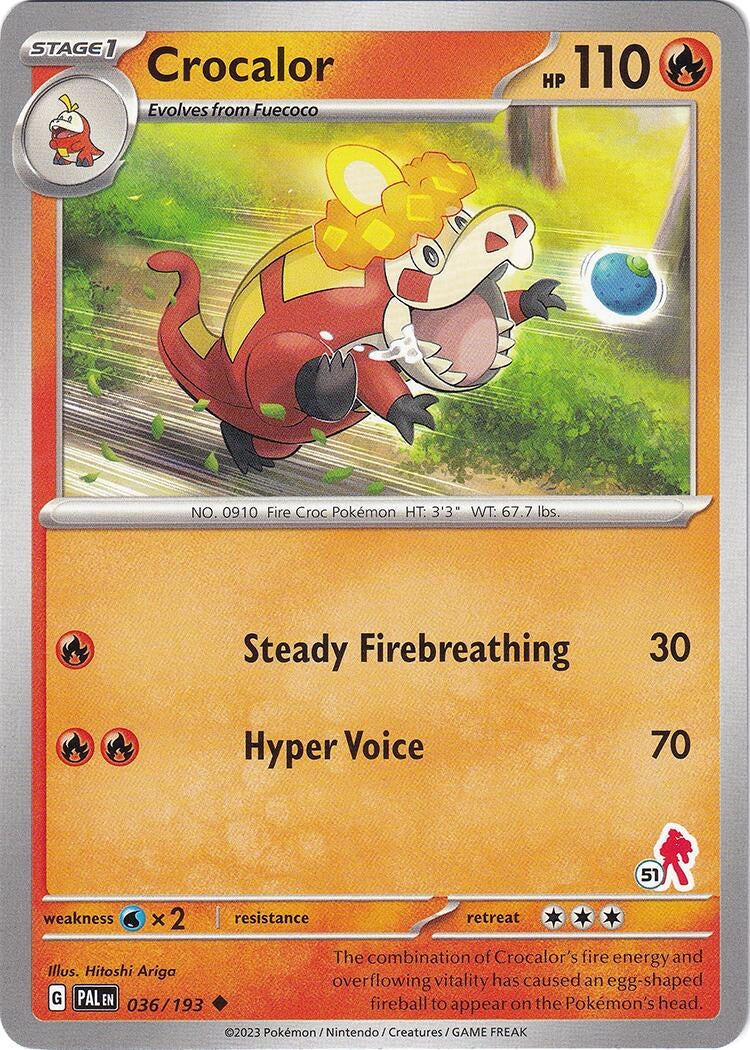 Image for Crocalor - Armarouge 51 (036/193) (BA24) - Pokemon