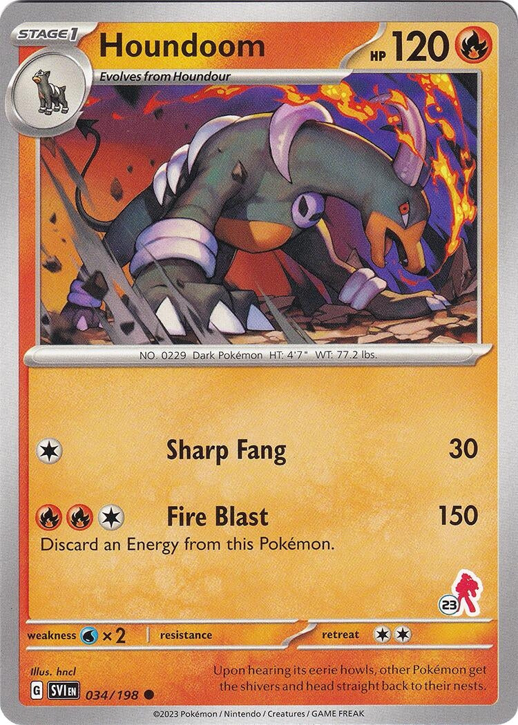 Image for Houndoom - Armarouge 23 (034/198) (BA24) - Pokemon
