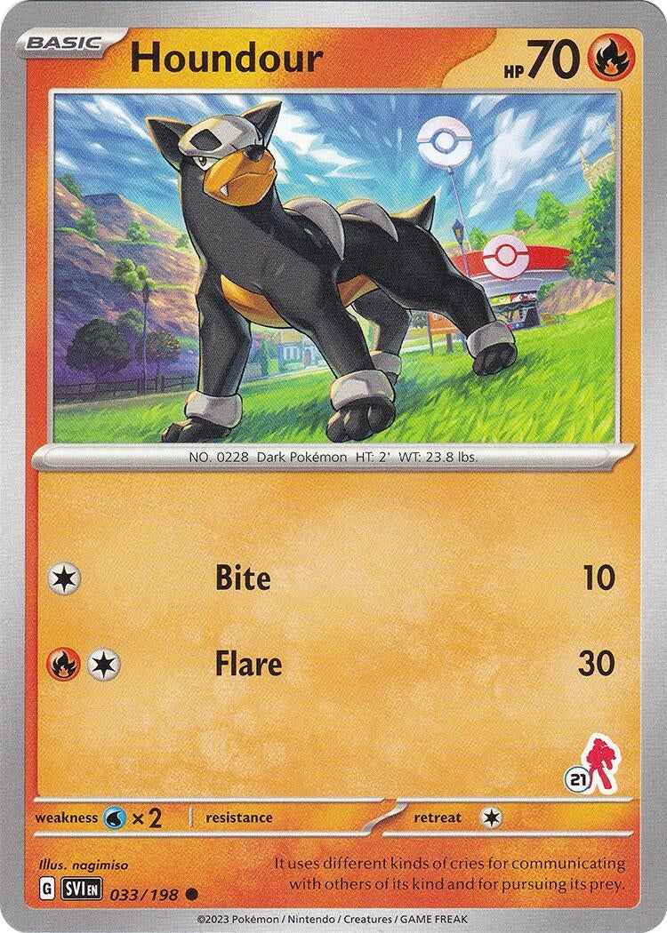 Image for Houndour - Armarouge 21 (033/198) (BA24) - Pokemon