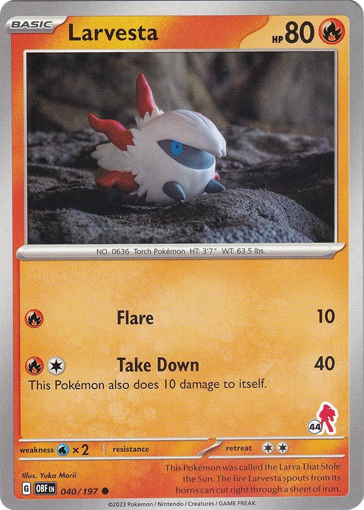 Image for Larvesta - Armarouge 44 (040/197) (BA24) - Pokemon