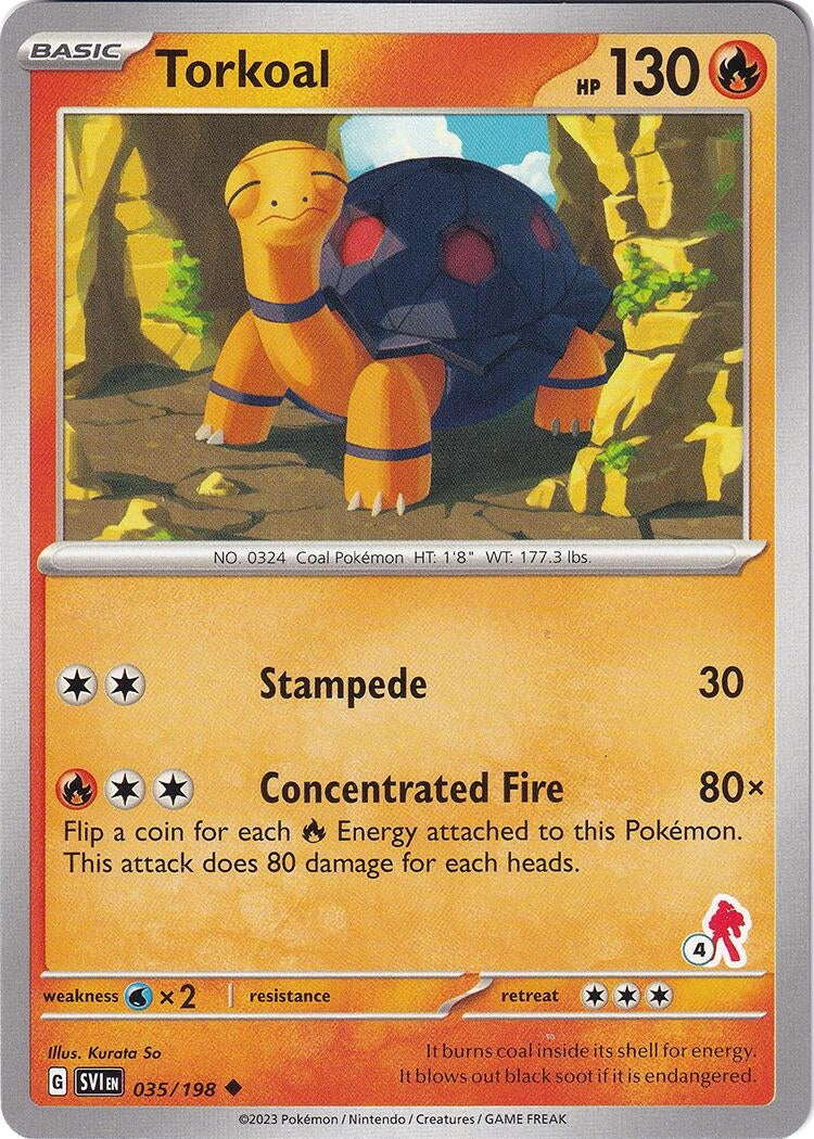 Image for Torkoal - Armarouge 4 (035/198) (BA24) - Pokemon