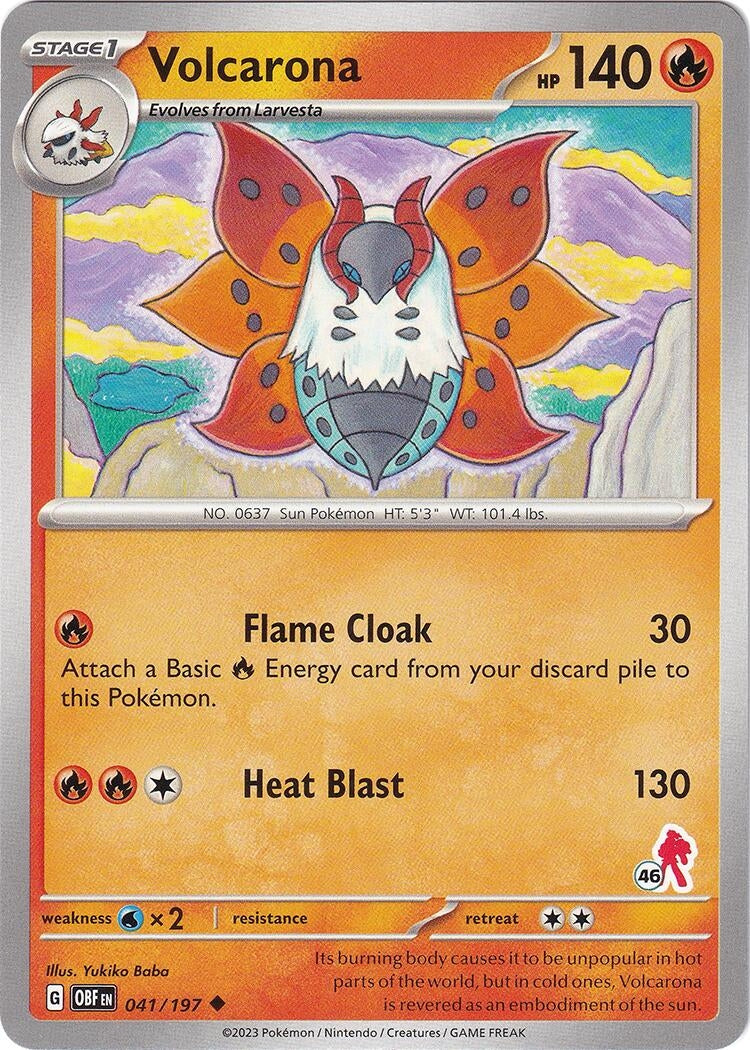 Image for Volcarona - Armarouge 46 (041/197) (BA24) - Pokemon