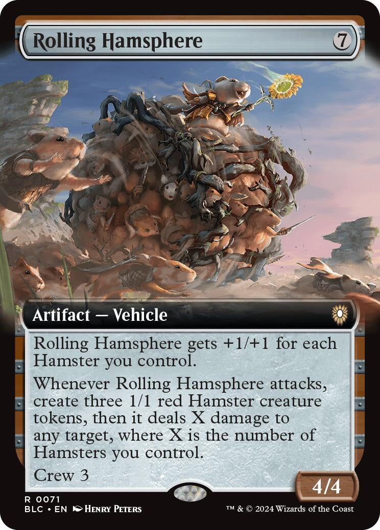 Image for Rolling Hamsphere (Extended Art) (71) (BLC) - Magic: The Gathering