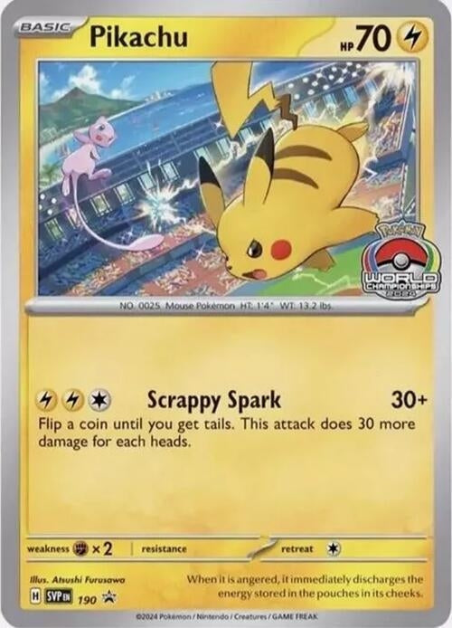 Image for Pikachu - 190 (190) (SVP) - Pokemon