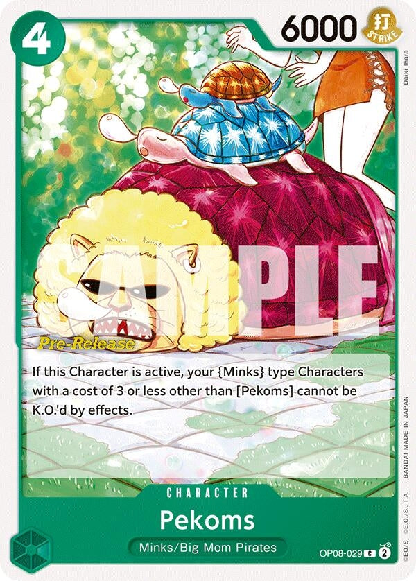 Image for Pekoms (OP08-029) (OP08 PRE) - One Piece Card Game