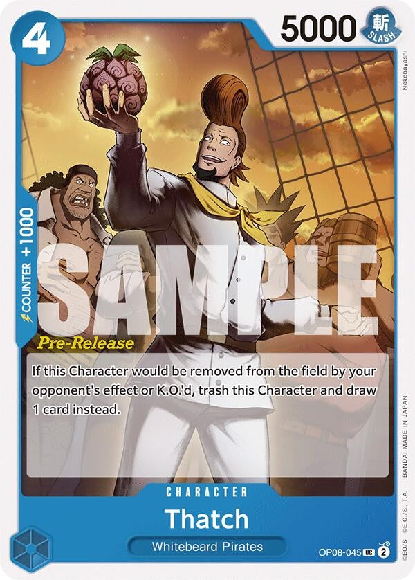 Image for Thatch (OP08-045) (OP08 PRE) - One Piece Card Game