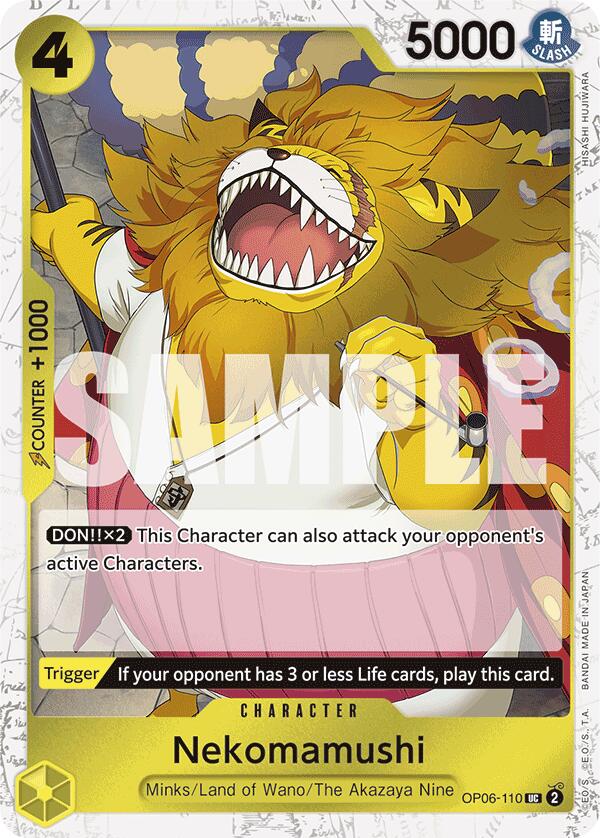 Image for Nekomamushi (Jolly Roger Foil) (OP06-110) (PRB-01) - One Piece Card Game