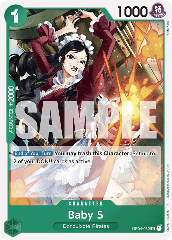 Image for Baby 5 (OP04-032) (Reprint) (OP04-032) (PRB-01) - One Piece Card Game