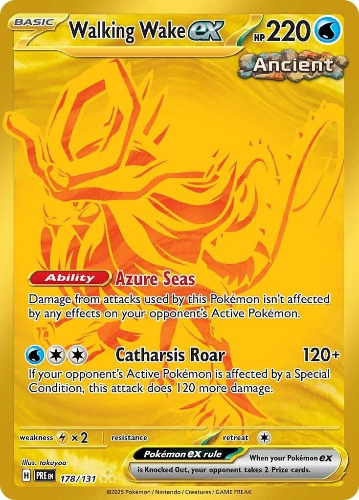 Image for Walking Wake ex (178/131) (PRE) - Pokemon