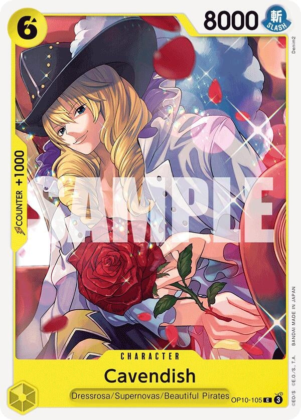 Image for Cavendish (105) (OP10-105) - One Piece Card Game