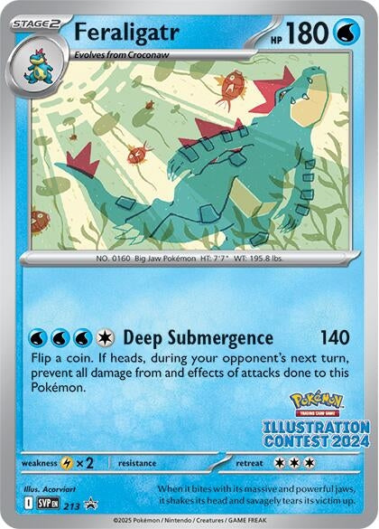Image for Feraligatr - 213 (Illustration Contest 2024) (213) (SVP) - Pokemon