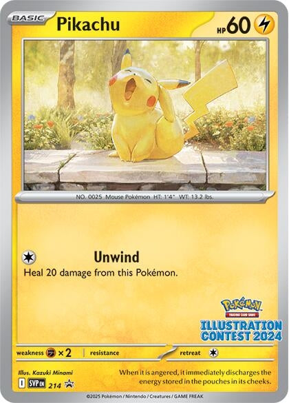 Image for Pikachu - 214 (Illustration Contest 2024) (214) (SVP) - Pokemon
