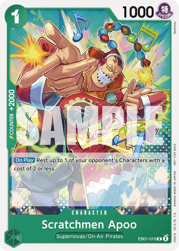 Scratchmen Apoo (Tournament Pack 2025 Vol. 2) (EB01-015) (OP-PR)