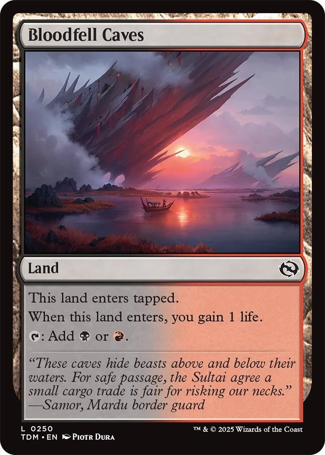 Image for Bloodfell Caves (250) (TDM) - Magic: The Gathering