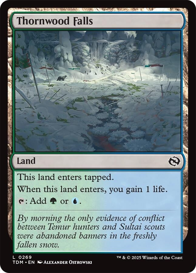 Image for Thornwood Falls (269) (TDM) - Magic: The Gathering