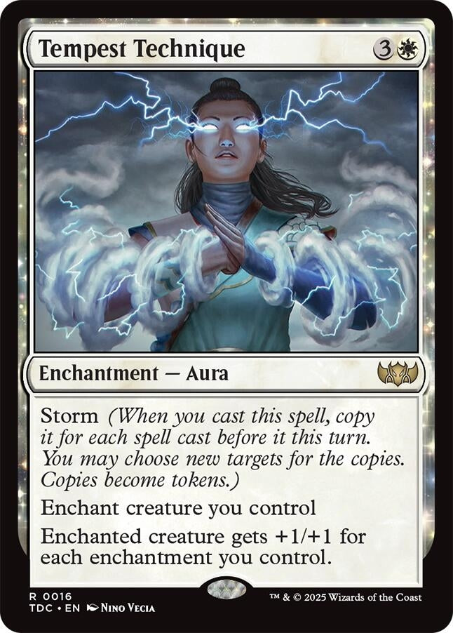 Image for Tempest Technique (16) (TDC) - Magic: The Gathering