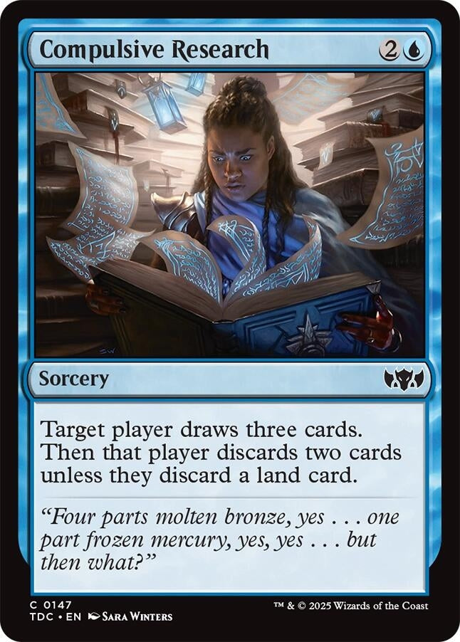 Image for Compulsive Research (147) (TDC) - Magic: The Gathering