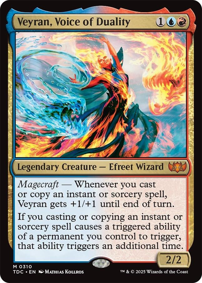 Image for Veyran, Voice of Duality (310) (TDC) - Magic: The Gathering