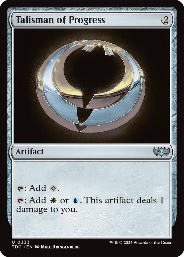 Image for Talisman of Progress (333) (TDC) - Magic: The Gathering