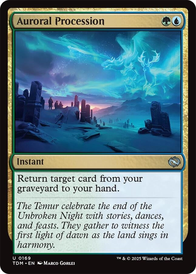 Image for Auroral Procession (169) (TDM) - Magic: The Gathering