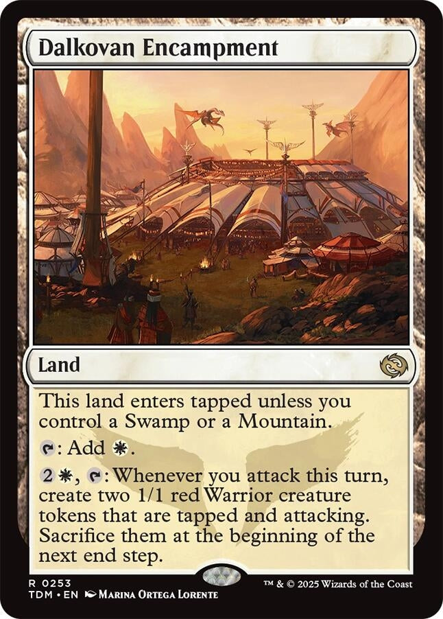 Image for Dalkovan Encampment (253) (TDM) - Magic: The Gathering