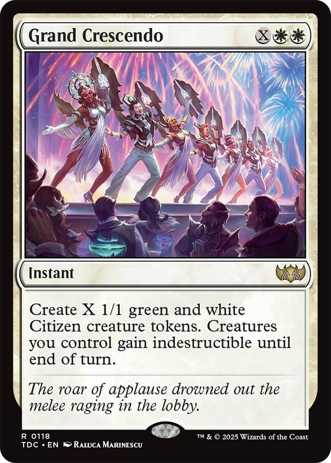 Image for Grand Crescendo (118) (TDC) - Magic: The Gathering