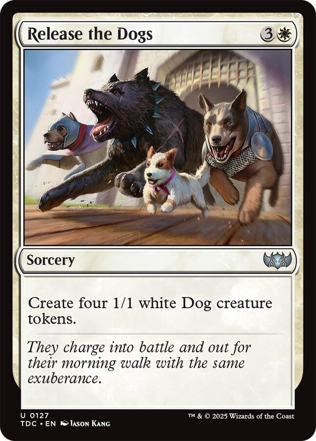 Image for Release the Dogs (127) (TDC) - Magic: The Gathering