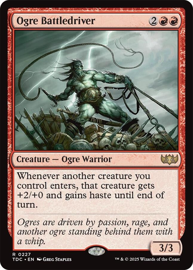 Image for Ogre Battledriver (227) (TDC) - Magic: The Gathering