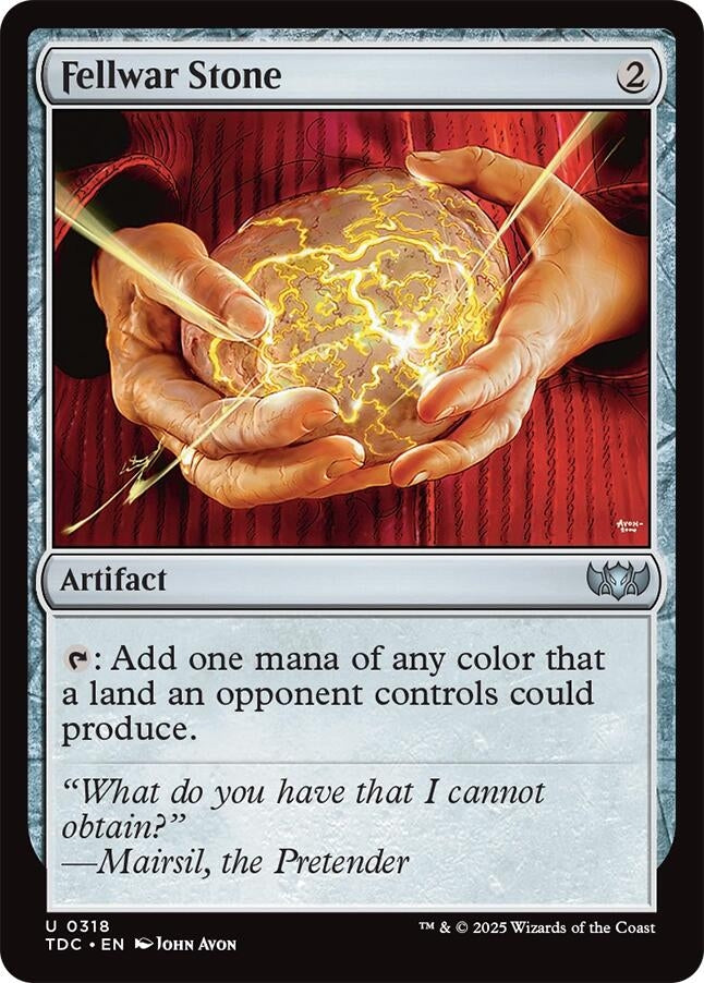 Image for Fellwar Stone (318) (TDC) - Magic: The Gathering