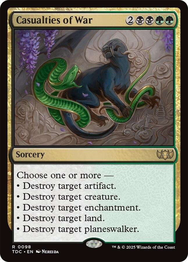 Image for Casualties of War (98) - Magic: The Gathering