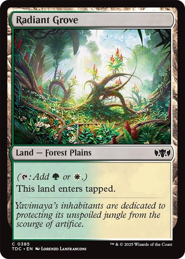 Image for Radiant Grove (385) - Magic: The Gathering