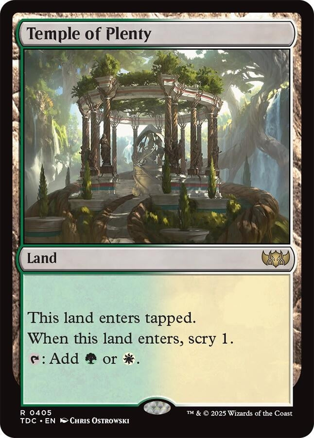 Image for Temple of Plenty (405) - Magic: The Gathering