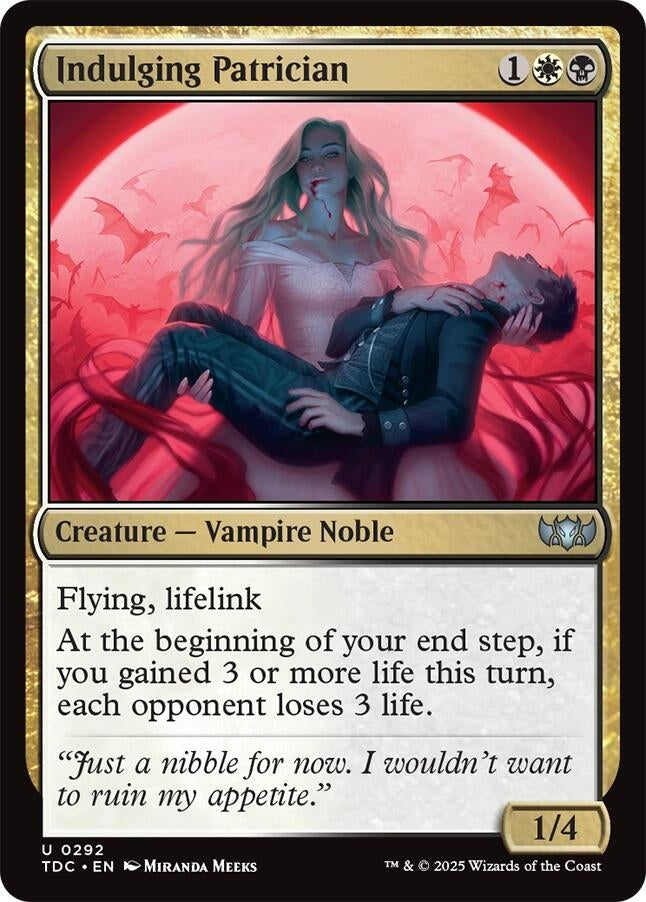 Image for Indulging Patrician (292) - Magic: The Gathering