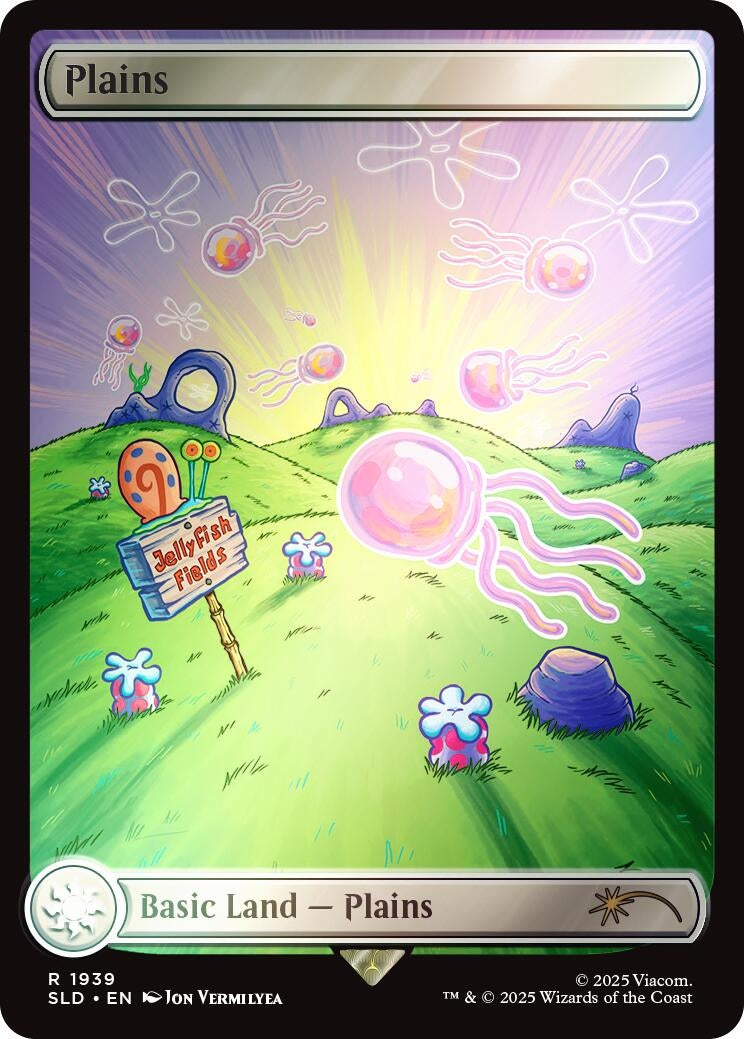 Image for Plains (1939) (Rainbow Foil) (1939) (SLD) - Magic: The Gathering