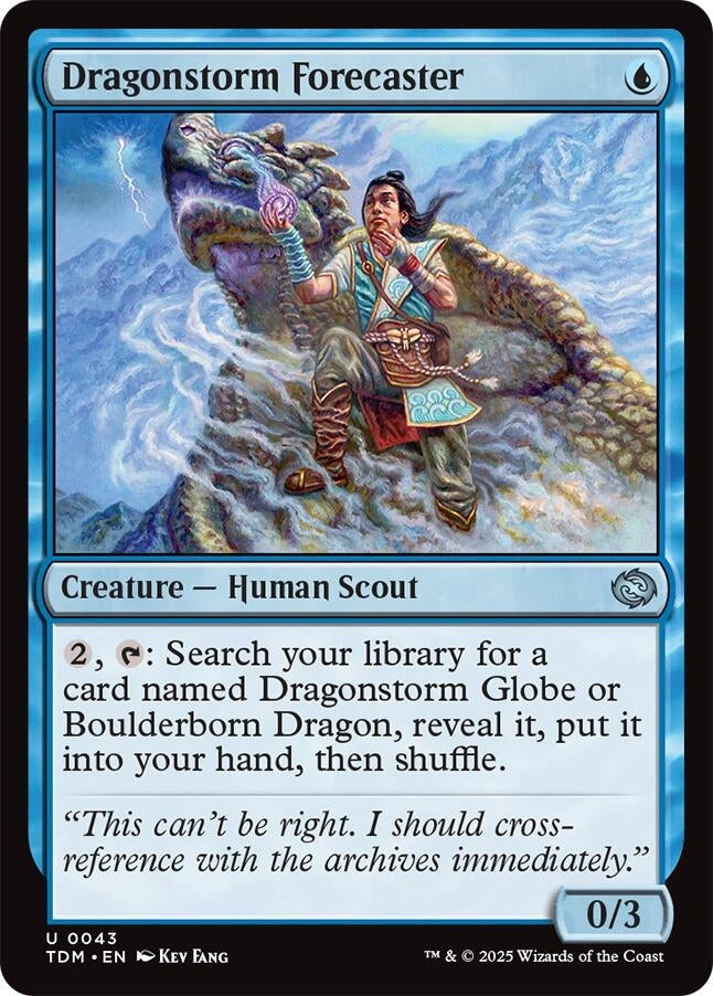Image for Dragonstorm Forecaster (43) (TDM) - Magic: The Gathering