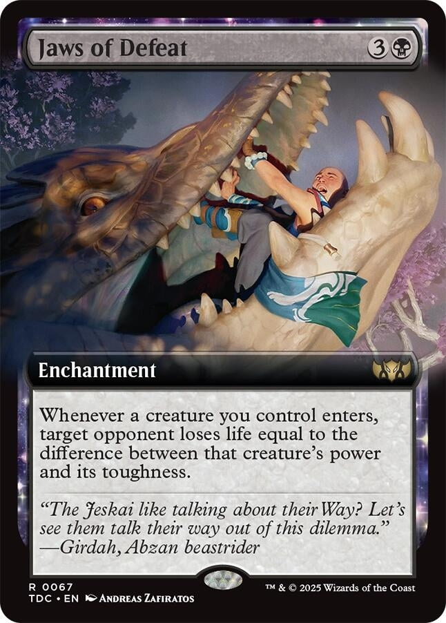 Jaws of Defeat (Extended Art) (67) (TDC)