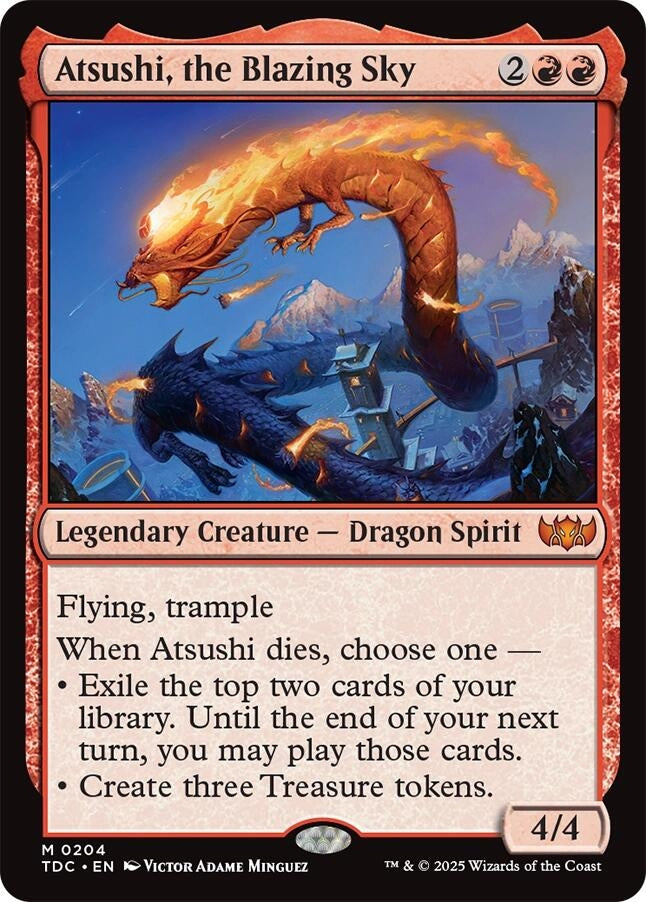 Image for Atsushi, the Blazing Sky (204) - Magic: The Gathering