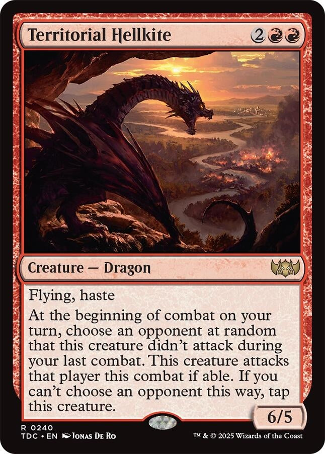 Image for Territorial Hellkite (240) - Magic: The Gathering