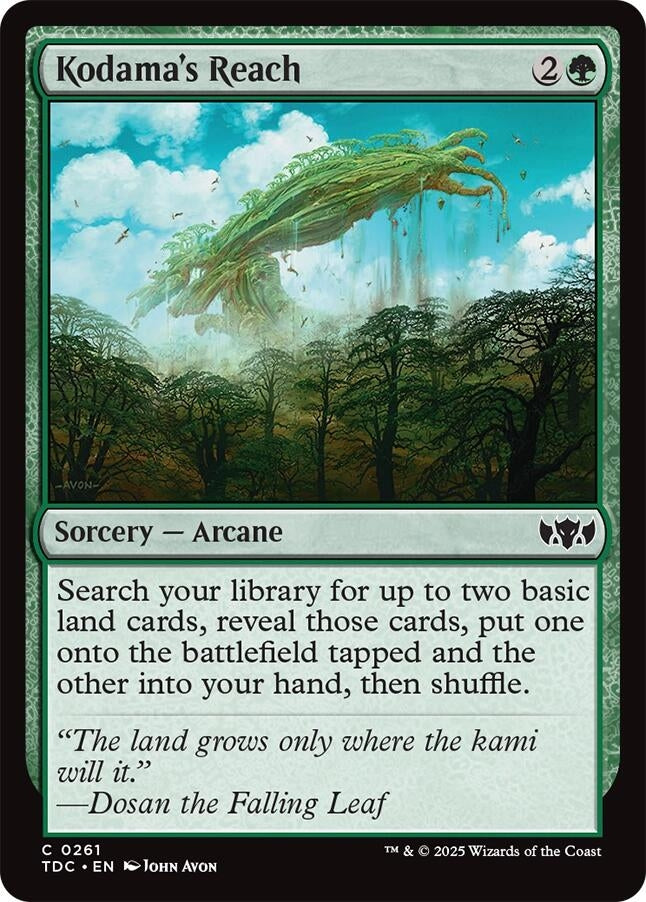 Image for Kodama's Reach (261) - Magic: The Gathering
