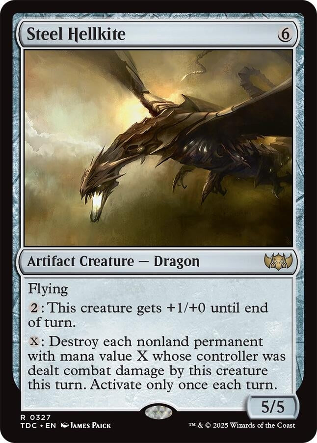 Image for Steel Hellkite (327) - Magic: The Gathering