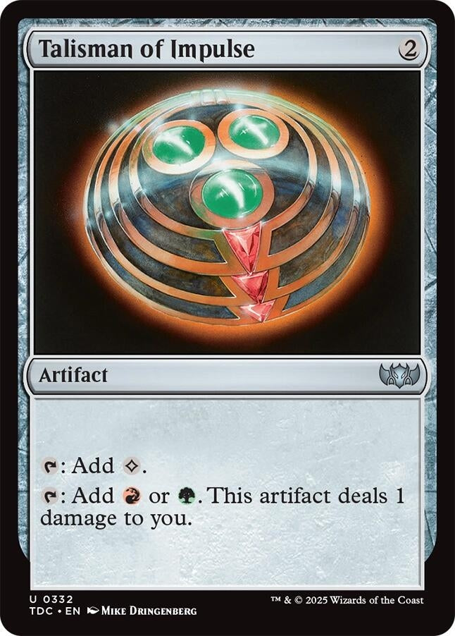 Talisman of Impulse (332) (TDC)