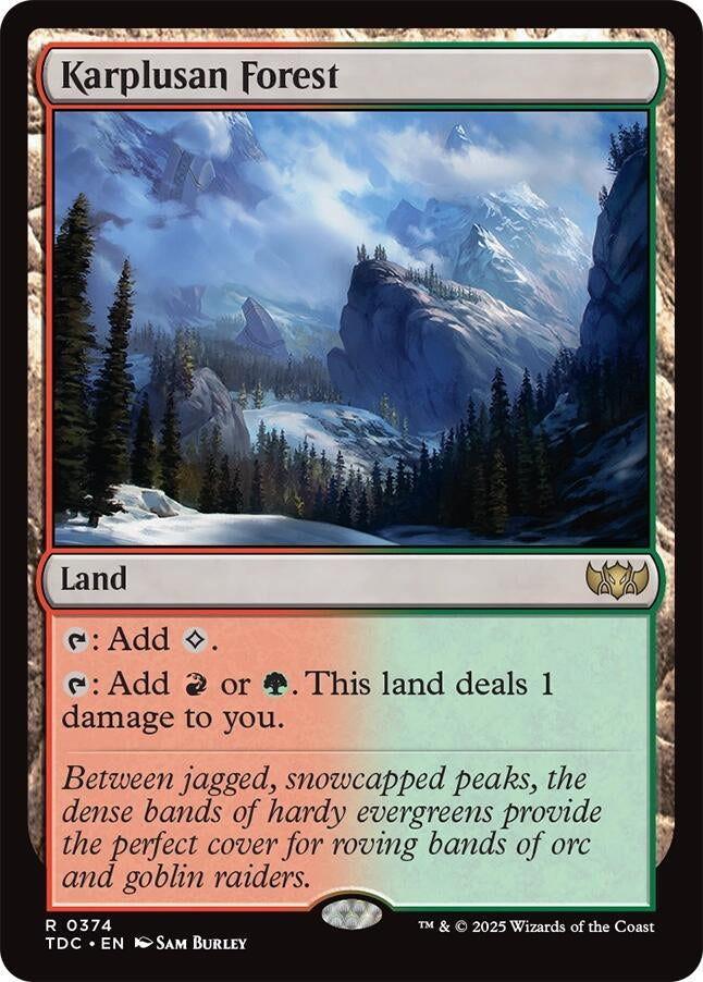 Image for Karplusan Forest (374) - Magic: The Gathering