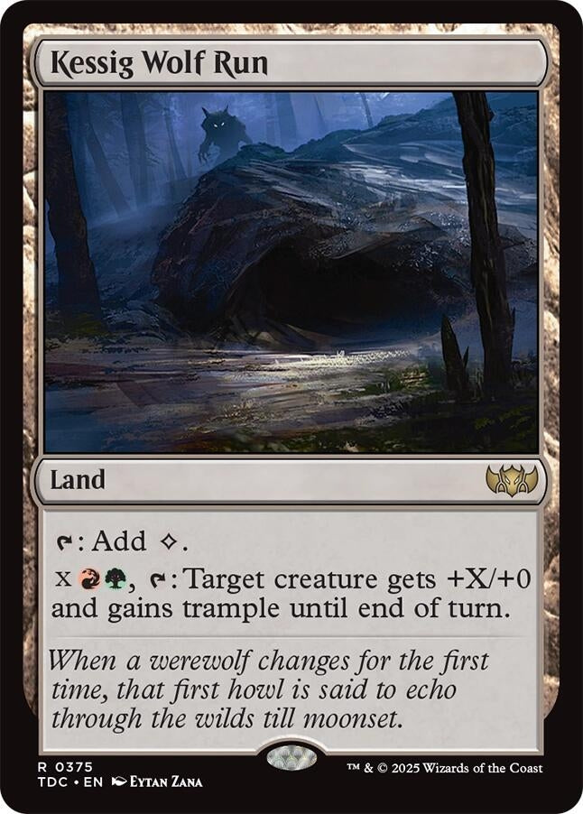 Image for Kessig Wolf Run (375) - Magic: The Gathering