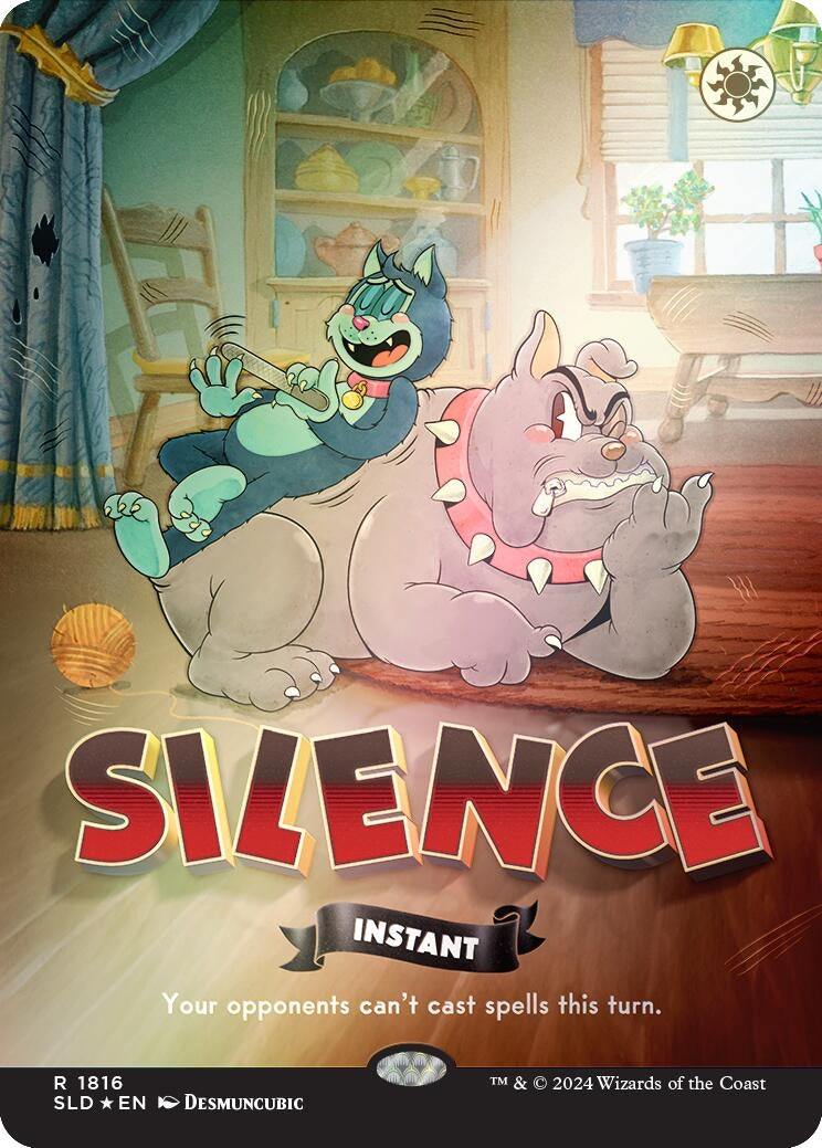 Image for Silence (1816) (Rainbow Foil) (1816) (SLD) - Magic: The Gathering