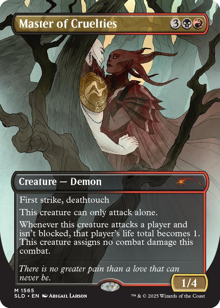 Image for Master of Cruelties (1565) (SLD) - Magic: The Gathering